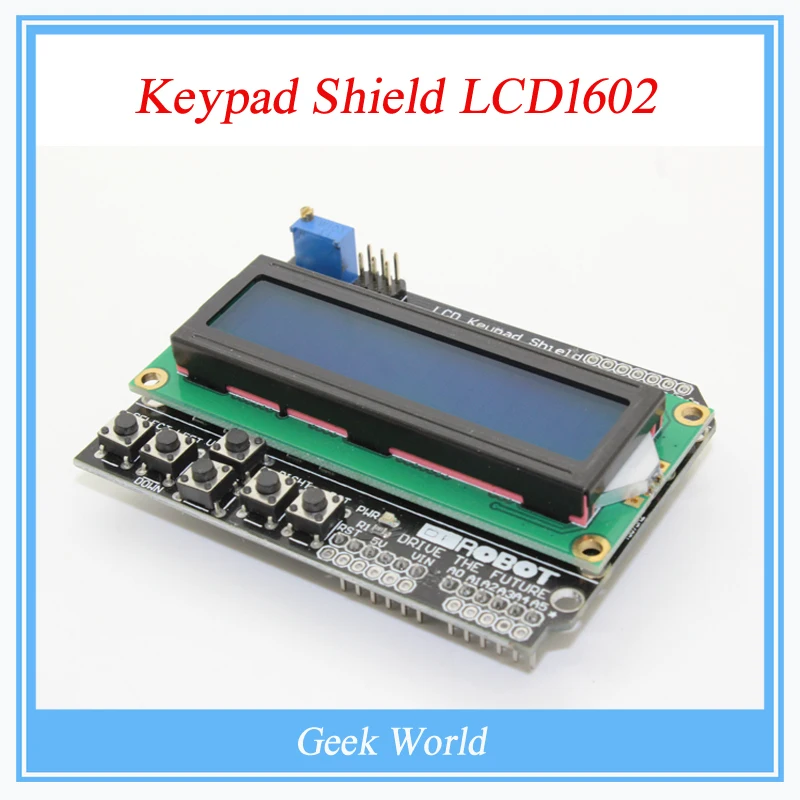 ЖК-клавиатура Щит LCD1602 LCD 1602 Модуль дисплей ATMEGA328 ATMEGA2560 Raspberry pi UNO синий экран |