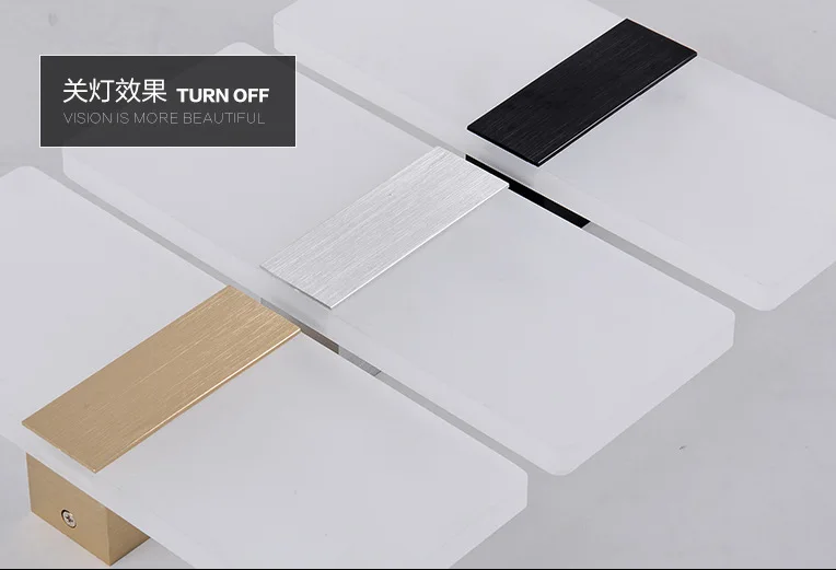 Акриловая светодиодная настенная лампа EICEO прямоугольное освещение для отеля