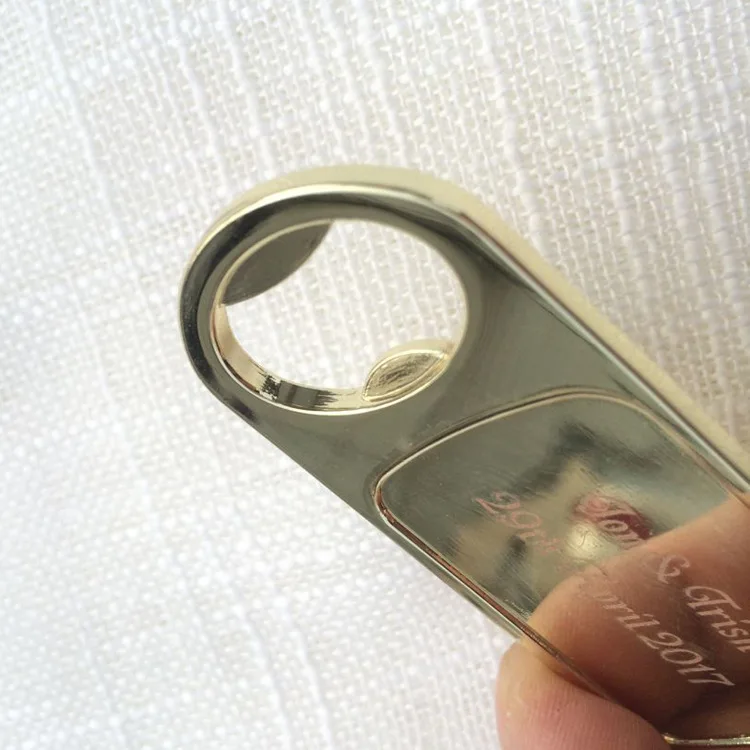 Блестящий Золотой цвет открывалка для бутылок вина Свадебная вечеринка подарок