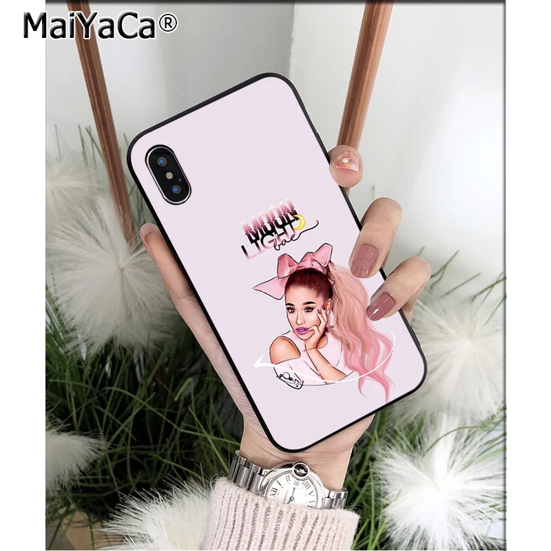 Мягкий чехол из ТПУ MaiYaCa Ariana Grande Thank U Next для Apple iPhone 8 7 6 6S Plus X XS MAX 5 5S SE