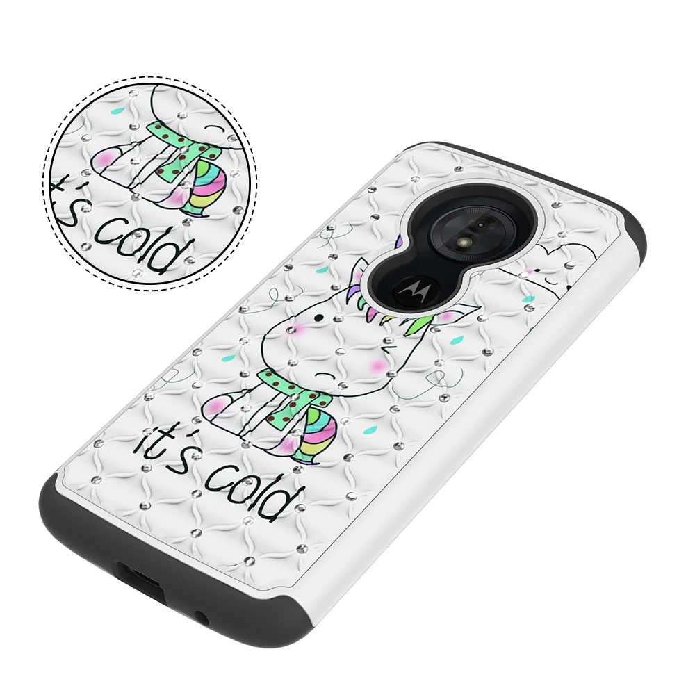 Сверхмощный чехол для Motorola Moto Z3 E4 E5 G5 G6 G7 Play Cruise Bling Butterfly Flower PC силиконовый Google Pixel 3