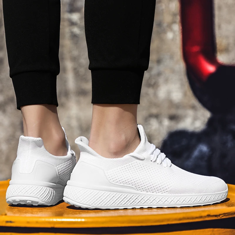 Men Sneaker Shoes Brand Quality Breathable Mesh Running Sports for Man Athletics Zapatos Deportivos Hombres | Спорт и развлечения