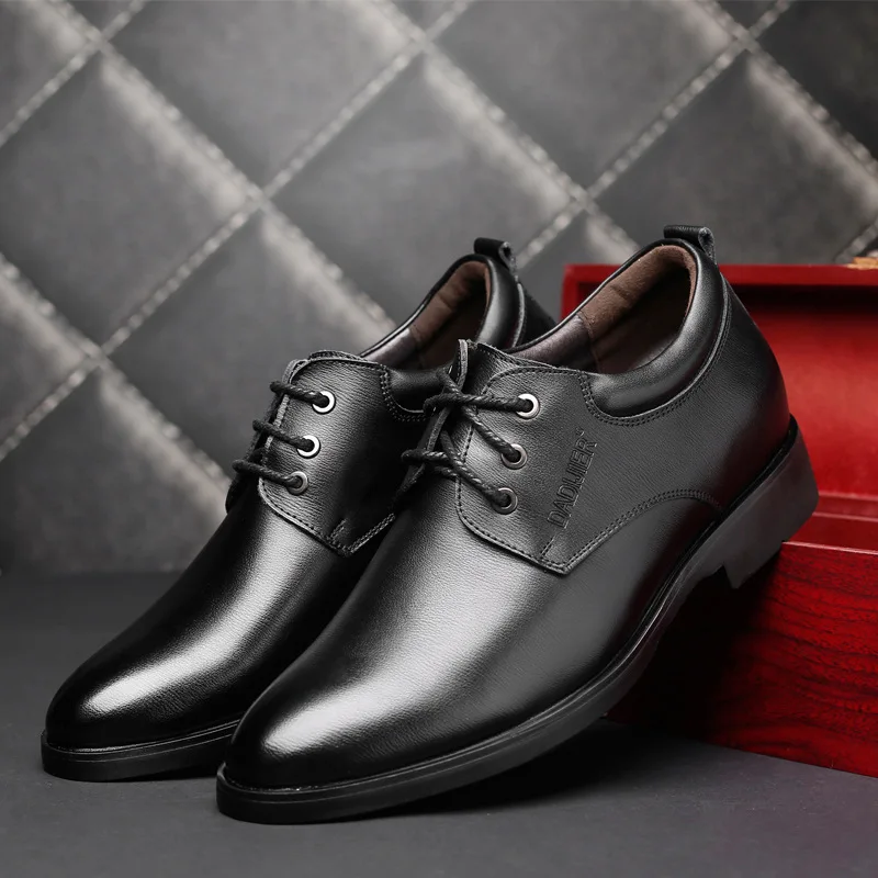 

Men Office Shoes Men Spring Genuine Leather Brand Office Social Fashion Formal Shoes #MS8116116