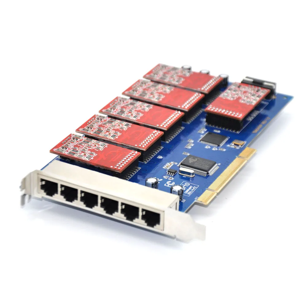 24 порта PCI asterisk fxo fxs карта, elastix карта, trixbox карта, Freeswitch, TDM800P/AEX800/TDM2400P/AEX2400 программное обеспечение IP PBX система