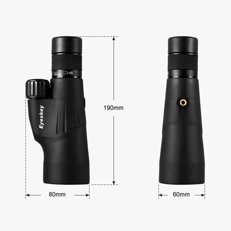 Монокуляр Eyeskey Zoom 10 30x50 высококачественный телескоп BAK4 Prism водонепроницаемый