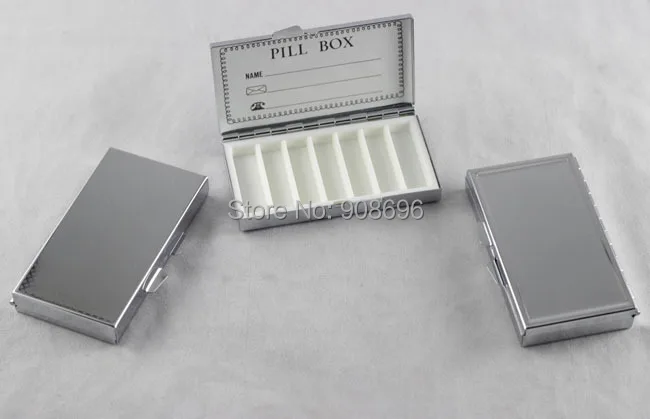 Оптовая продажа 100 шт. пустой прямоугольные коробки пилюльки контейнера для