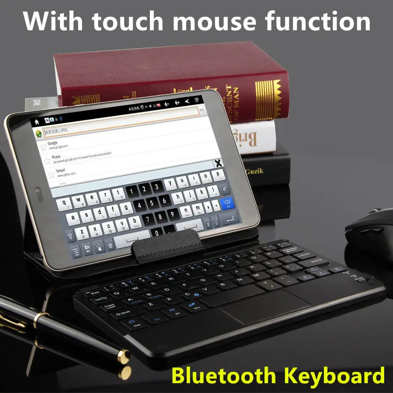 Bluetooth клавиатура для планшетов Huawei MediaPad M2 8 0 беспроводная с чехлом Android и Windows|bluetooth