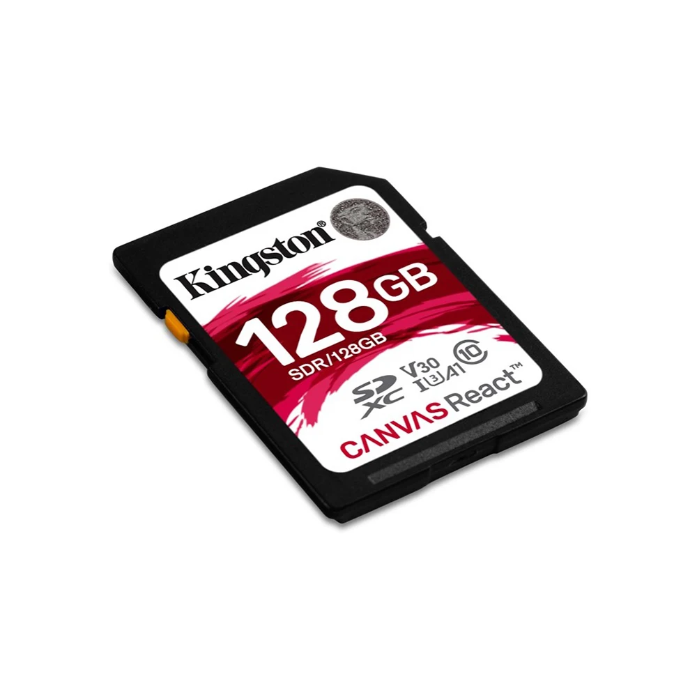Kingston SD Cards Screen React 128 GB SDXC Class 10 UHS-I 100 MB / s Black | Компьютеры и офис
