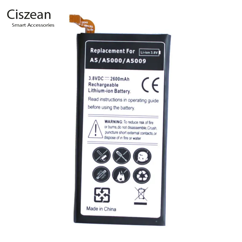 1x2600mAh EB BA500ABE запасной литий ионный аккумулятор для Samsung Galaxy A5 A5000 A5009 SM A500F A500 + код