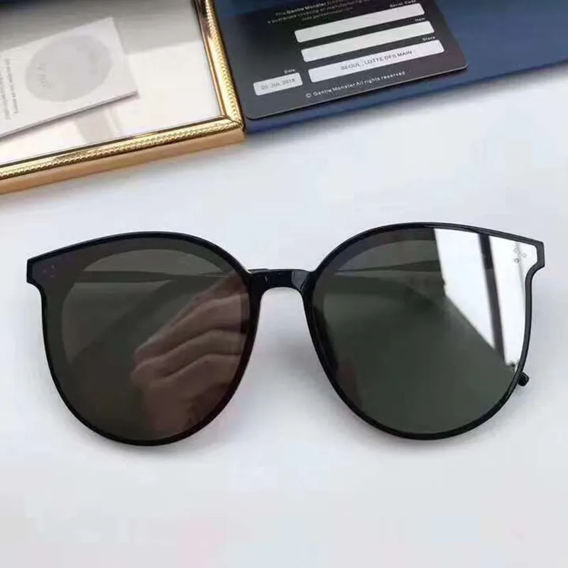 Silver mirror Высокое качество gm2019 Южная Корея нежный Джек Привет модные женские мужские роскошные плоские кошачий глаз солнцезащитные очки oculos de sol мужские солнцезащитные очки - Цвет линз: Silver mirror