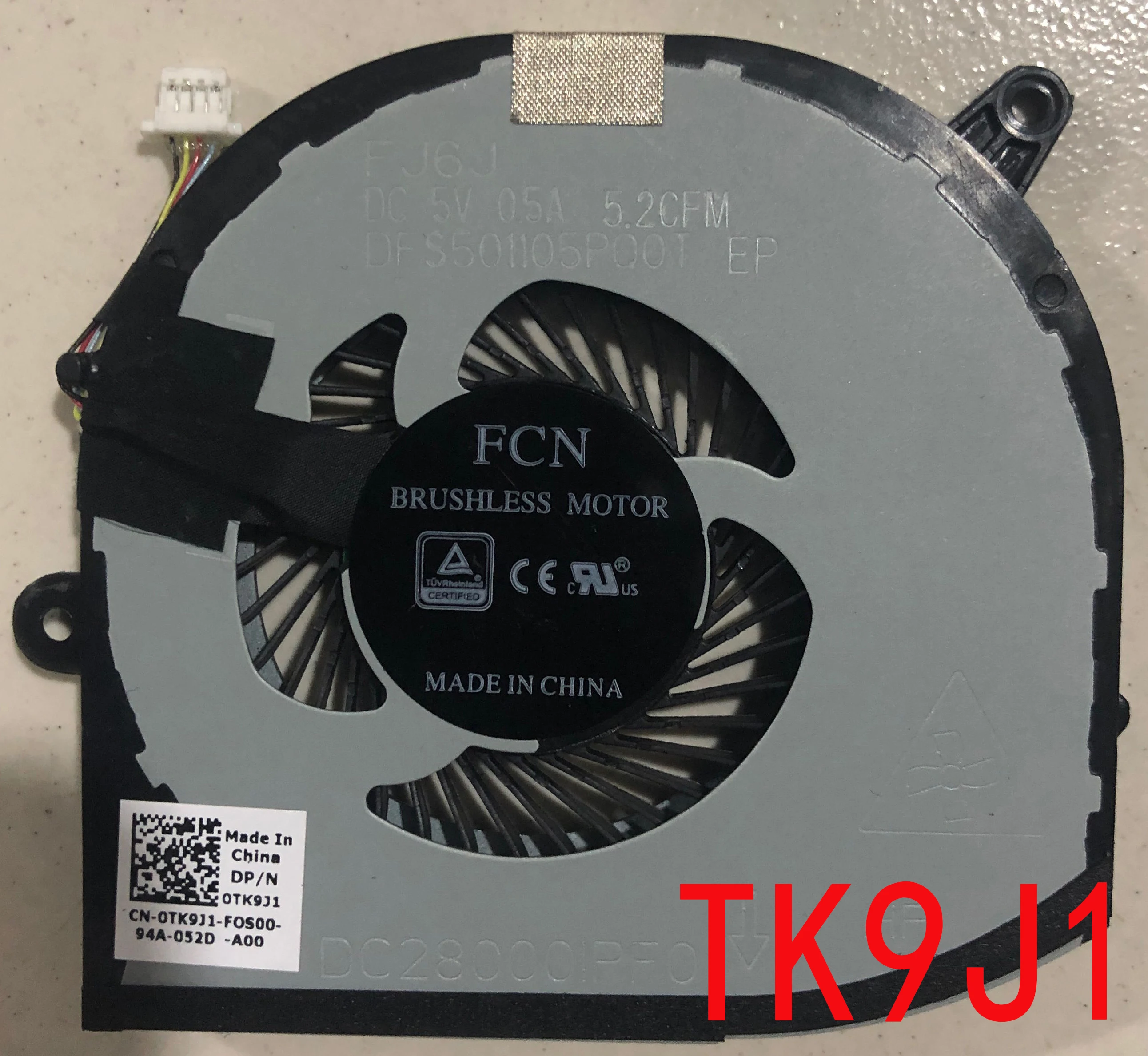 Вентилятор для процессора Dell XPS 15 9570 9560 M5530 вентилятор охлаждения 008y9 08YY9 DFS501105PR0T FKCH
