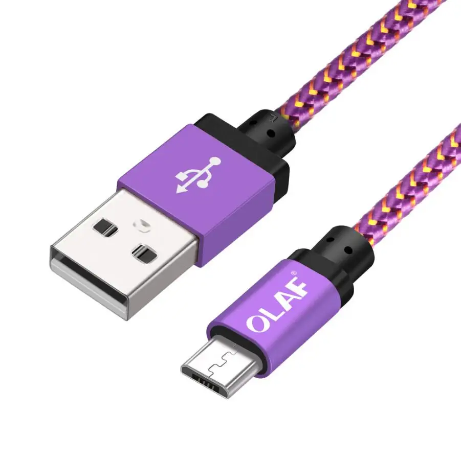 Purple Cable Preolio портативное зарядное устройство для телефона с несколькими usb-портами для iPhone 7, 8 Plus, X, XR, настенный адаптер, USB зарядное устройство для Xiaomi, для samsung S9, S10 Plus - Plug Type: Purple Cable
