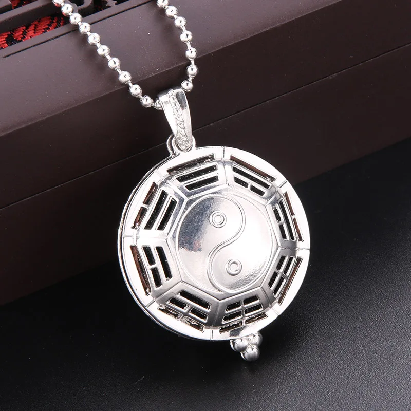 Китайский сплетник аромадиффузор ожерелье Открытый Античный винтажный медальон