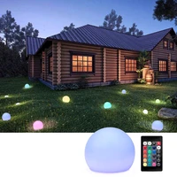led floating pool lights ball lights waterproof ball night light rechargeable rgb with remote control for indooroutdoor decor