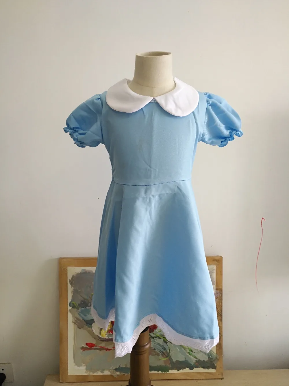 Женский костюм Алиса в стране чудес для взрослых горничной на Хэллоуин небесно