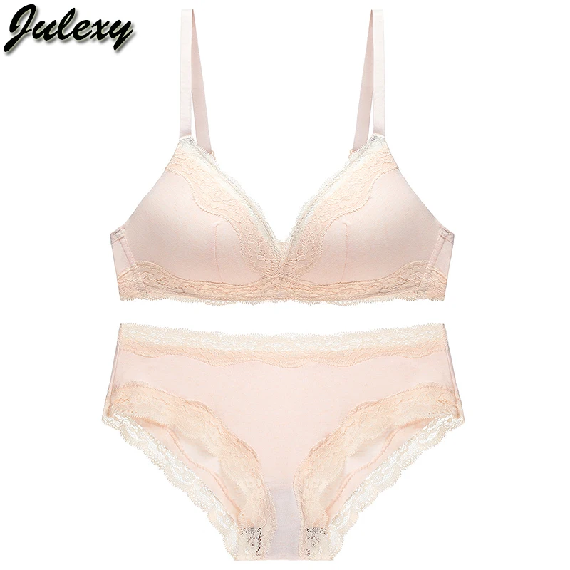 Julexy, новинка, сексуальный бюстгальтер с чашечками A B, без косточек, Женский комплект с бюстгальтером пуш-ап, комплект нижнего белья с дырочками, Комплект трусов, нижнее белье без косточек
