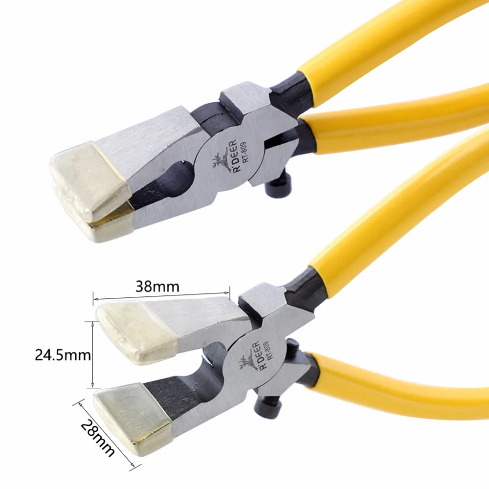 Плоскогубцы 8 ''/200 мм стеклянные плоскогубцы изогнутые губцы с регулируемым