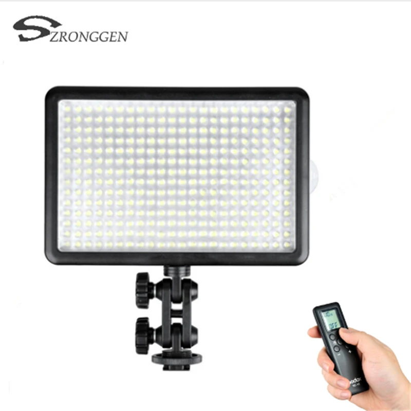Godox LED 308C Двухцветная светодиодная лампа 3300K-5600K для видеокамеры DV + пульт