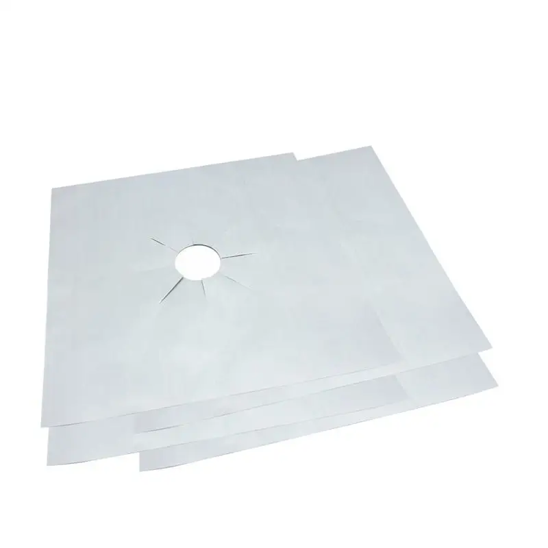silver 2pcs 2 шт кухонная газовая плита вкладыши для кухонной газовой плиты верхняя защита горелок чехол для микроволновой печи 27X27 см вкладыши для духовки газовая плита защитные листы - Цвет: silver 2pcs