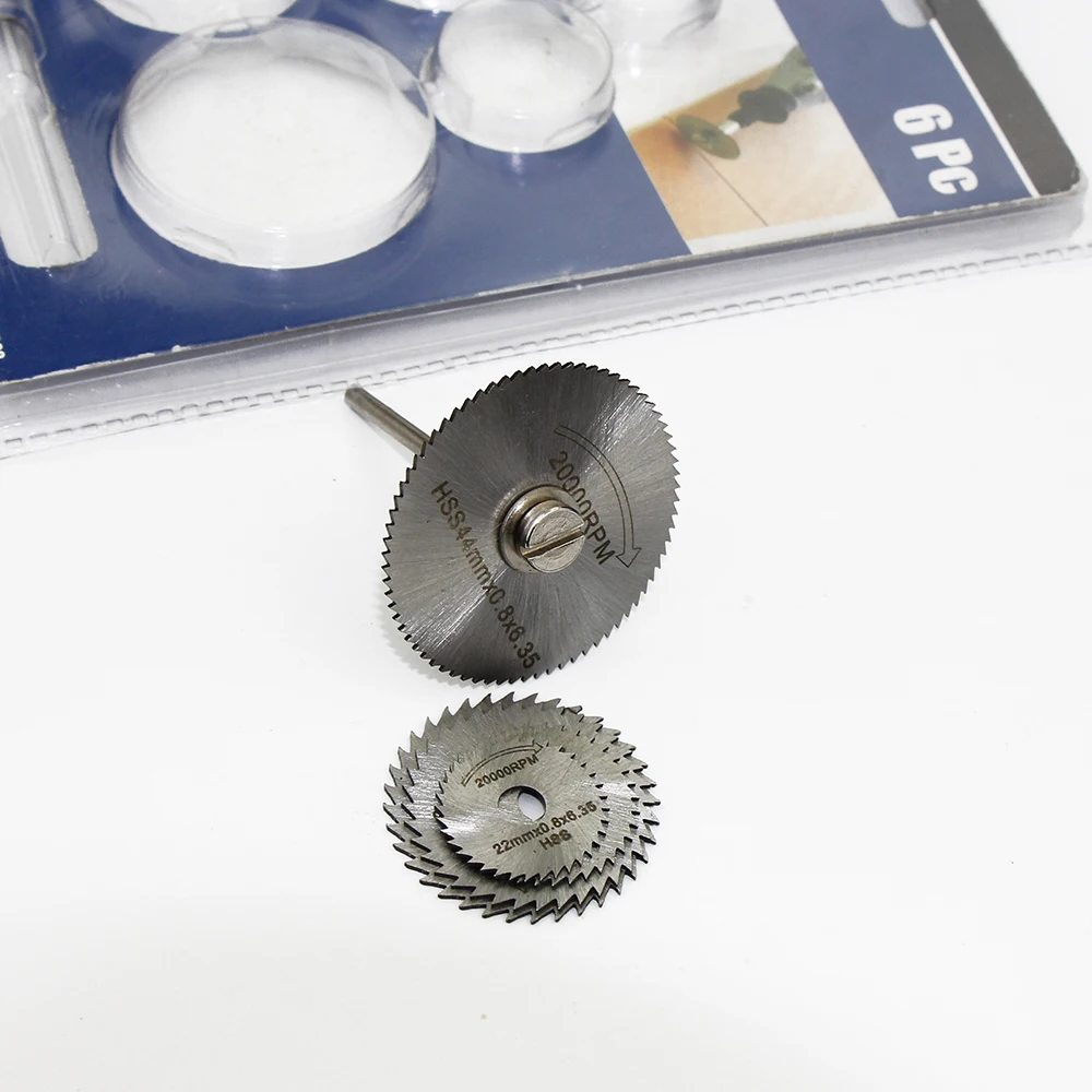 6 шт. Аксессуары Dremel HSS мини дисковые пилы режущие диски аксессуары вращающиеся