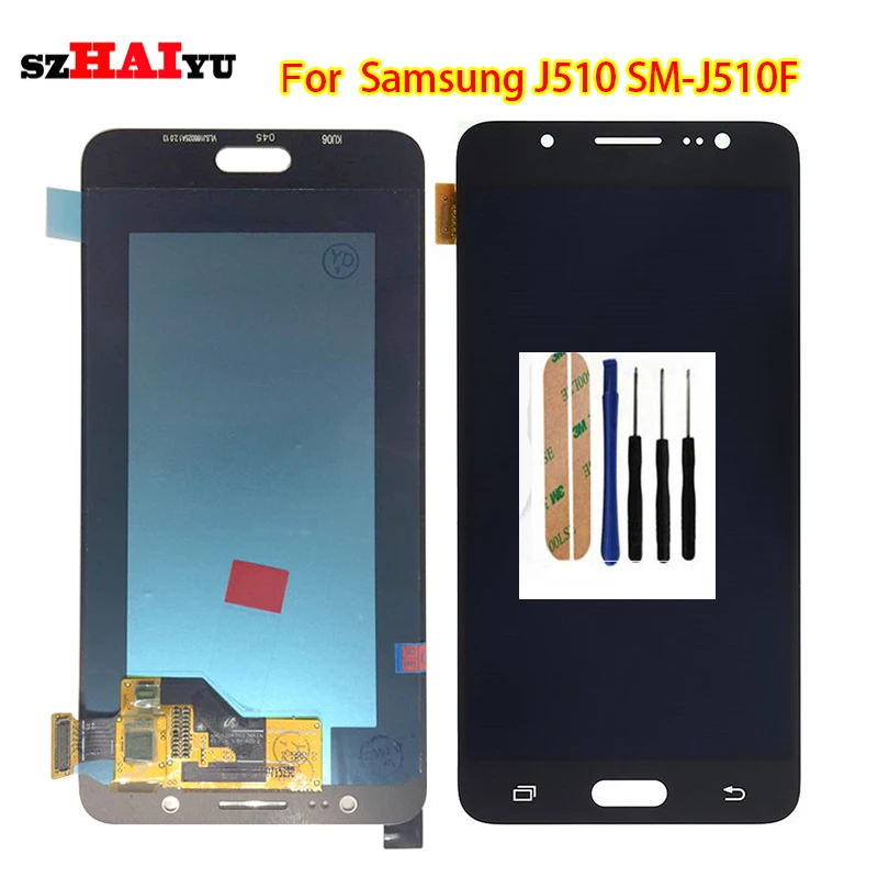 SzHAIyu протестированный OLED AMOLED ЖК дисплей + сенсорный экран для Samsung Galaxy J5 2016 J510FN J510F