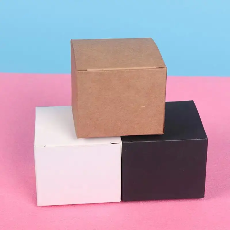 

Small White Kraft Paper cardboard box,Black Essential Oils Packaging Boxes,Rectangle Cosmetic Perfume Bottle Gift Paper Box