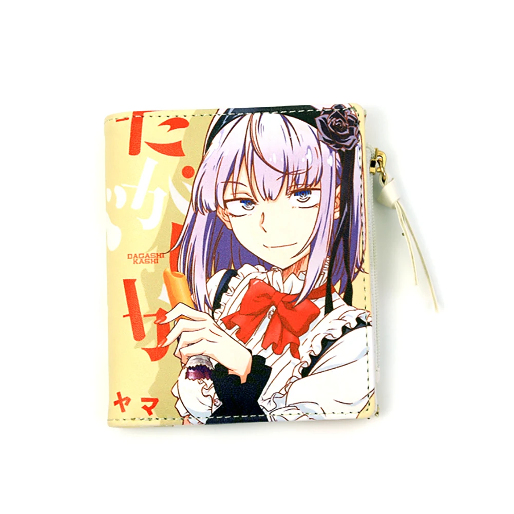 E Mell Dagashi Kashi Aokana короткий кошелек из искусственной кожи с принтом Четыре ритма в