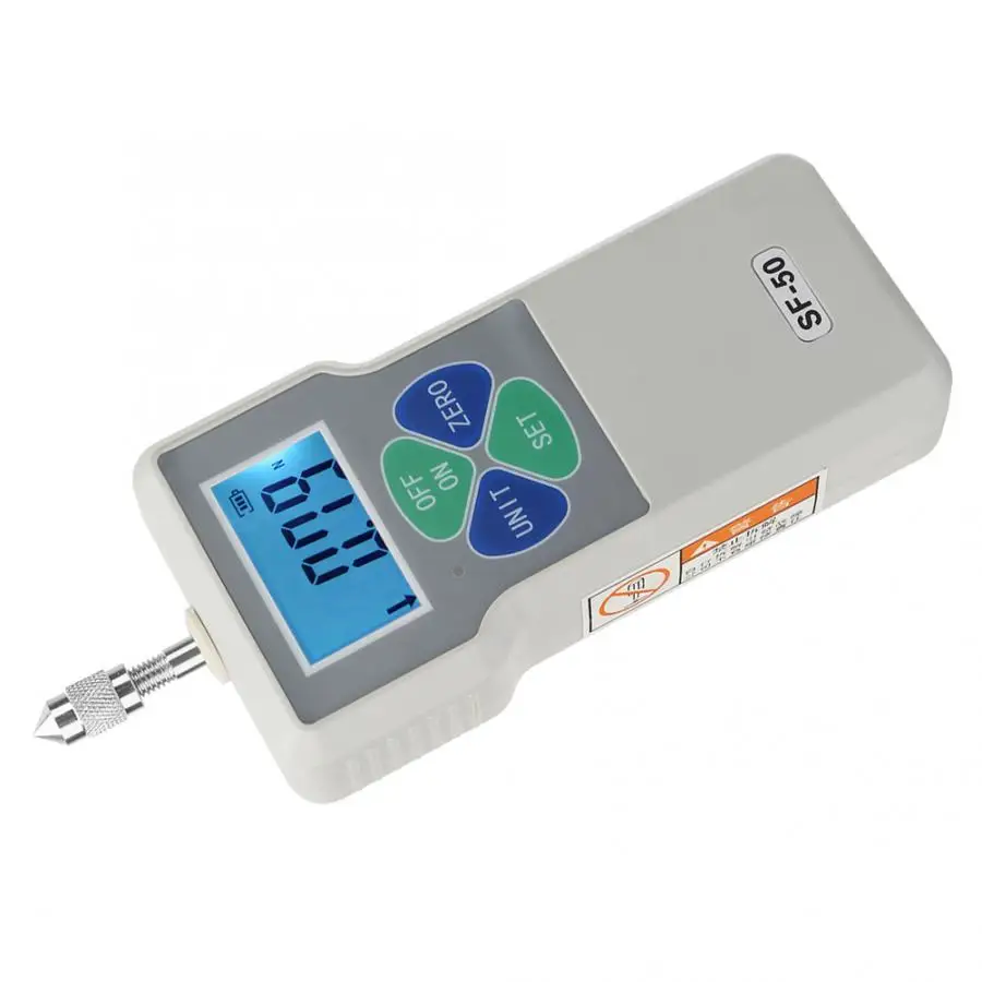 Портативный толчок и тяга цифровой измеритель силы 50N/5кг/11lb 100 240 В|Приборы для