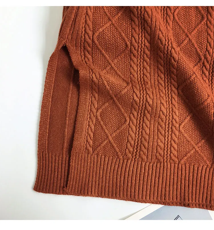 Женское облегающее платье свитер с высоким воротником воротом и длинным рукавом