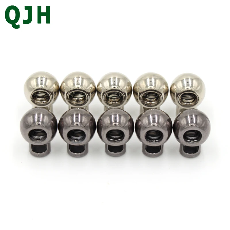 10 шт. золотистые черные металлические кнопки веревка с замком шнурок стопор для