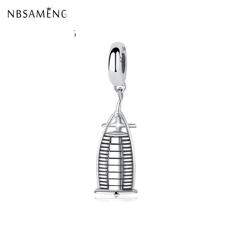 New Authentic 925 Sterling Silver Charm Bead Travel Dubai Burj Al Arab Dangle Charms Fit Bracelets Women DIY Jewelry
New Authentic 925 Sterling Silver Charm Bead Travel Dubai Burj Al Arab Dangle Charms Fit Bracelets Women DIY Jewelry