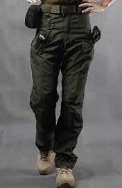 ARMY GREEN Новинка, Хит, Брендовые мужские быстросохнущие походные брюки, весна-лето, уличные тактические спортивные брюки для рыбалки, УФ-защита, походные брюки - Цвет: ARMY GREEN