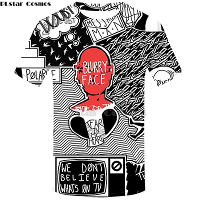 9 Футболка Twenty one pilots, Мужская 3D футболка, harajuku, топ, хип-хоп, Мужская футболка, уличная одежда, топы, модная мужская одежда, футболка - Цвет: 9