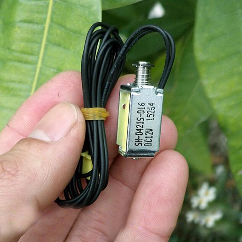 1 шт типа через ударного двухтактный DC12V прямое действие Электромагнит Магнитные