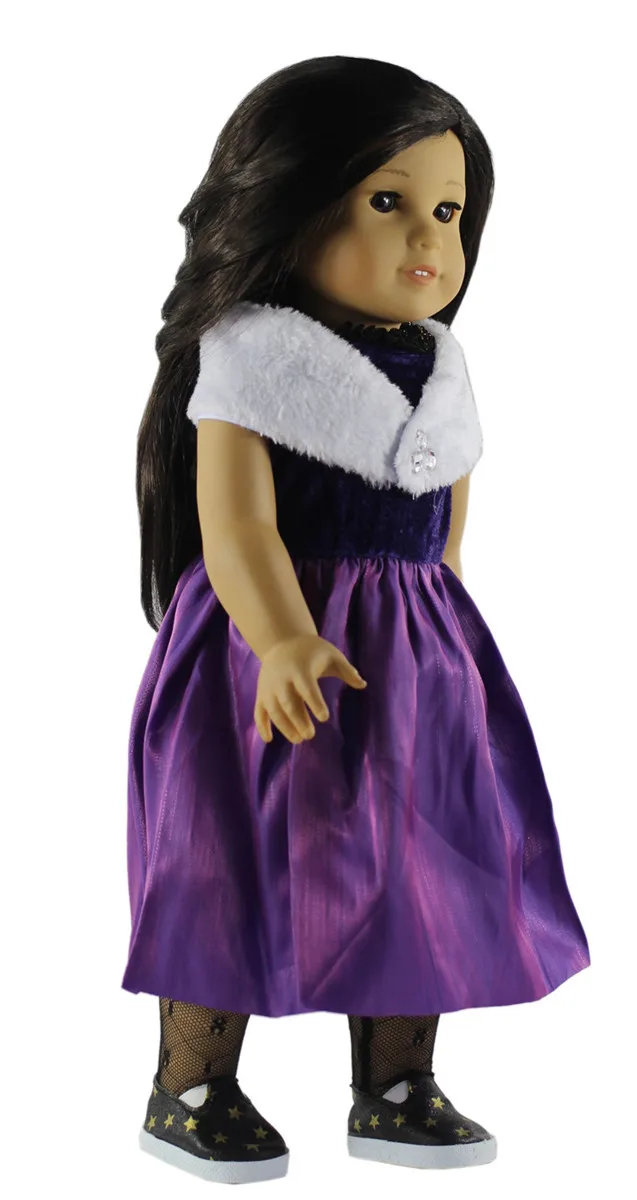 

1 Set Doll Clothes for 18' American Doll Handmade Fashion Lovely Clothes X06