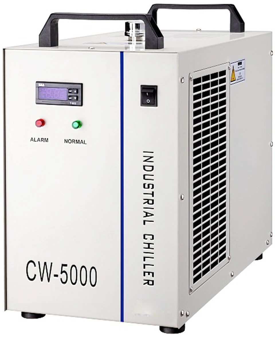 

CW5000AG industry chiller for co2 laser engraving and cutting machine tube 80w to 100w