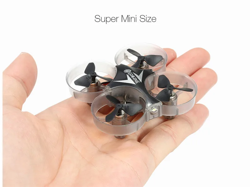 Eachine E012 Mini 2,4G 4CH 6 Axis Безголовый режим светодиодный Радиоуправляемый Дрон Квадрокоптер вертолет режим 2 модели игрушек подарок RTF