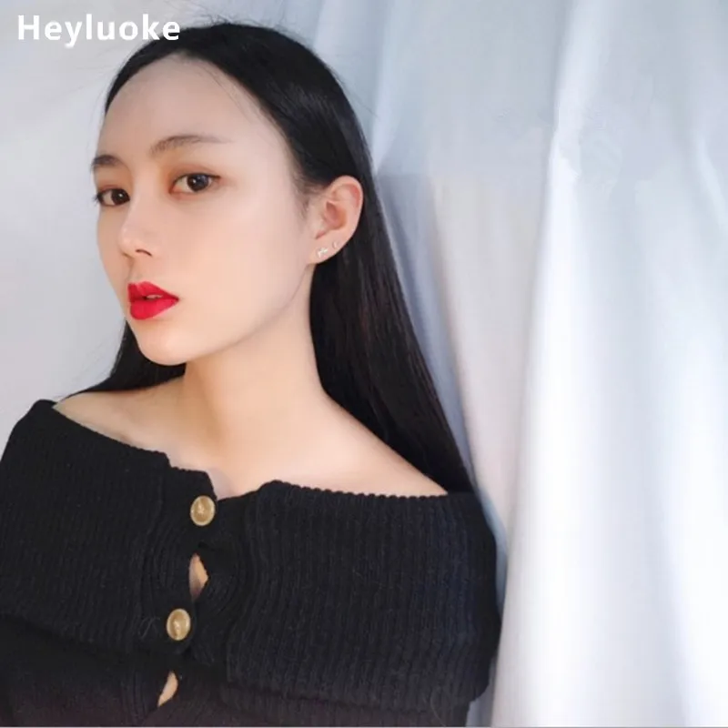 

Fashion Wholesale Jewelry Earring Embed Cz Asymmetric Rectangle Earrings For Women Accessories hot offer