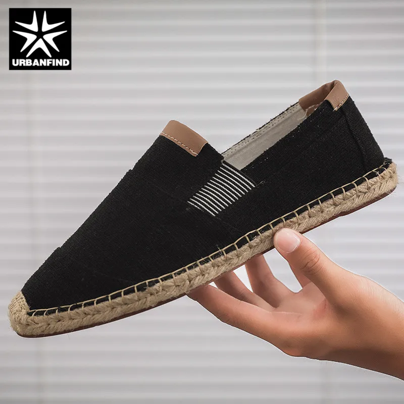 URBANFIND Mens Shoes Casual Male Breathable Canvas Men Chinese Fashion Soft Slip On Espadrilles For Loafers | Обувь