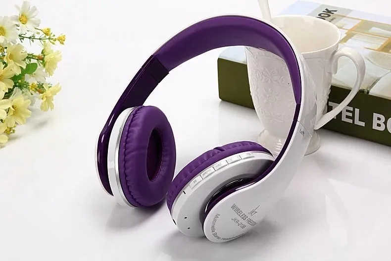 Jkr-213b Hi-Fi Bluetooth наушники с оголовьем стерео Беспроводной гарнитуры микрофоном TF