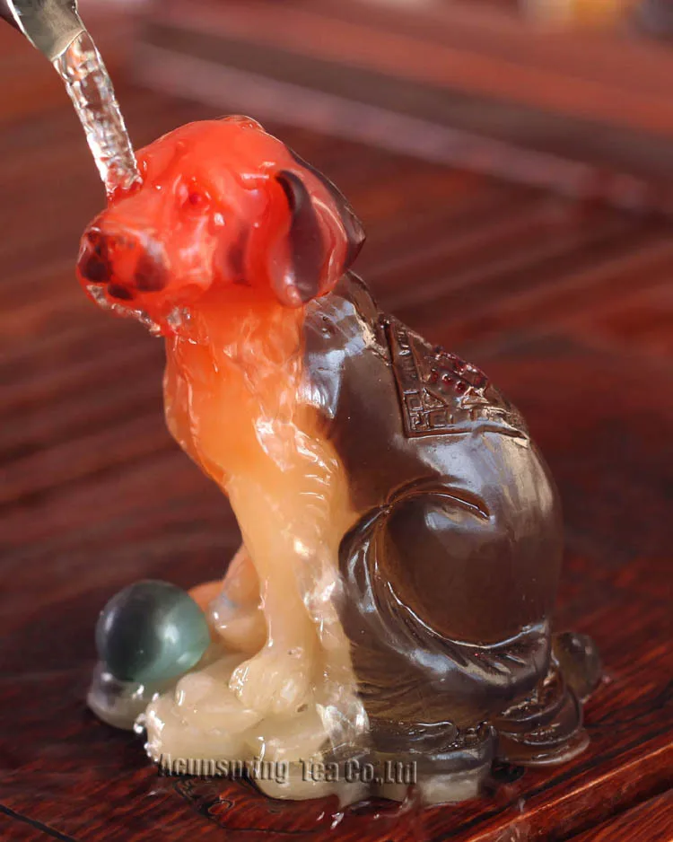 Желтая Собака счастливые амулеты китайский зодиак удивительный подарок Shenxiao