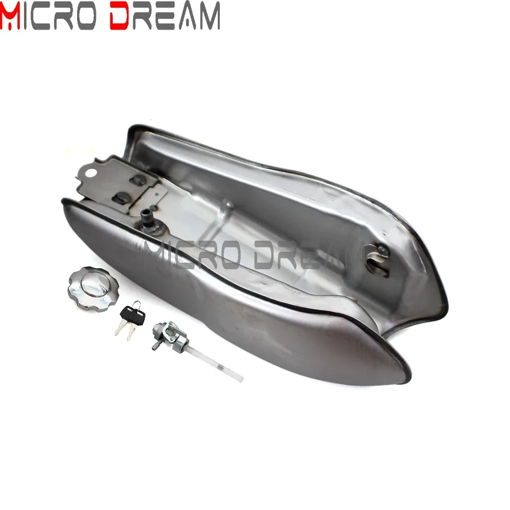 Универсальный Бензобак для мотоцикла 9л 2 4 галлона в стиле ретро топливные баки