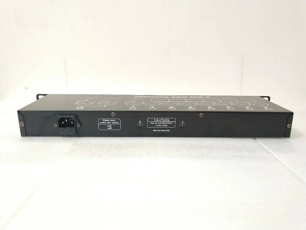 Новый светильник сценического DJ DMX512 сплиттер разветвитель сигнала Усилители 8 way