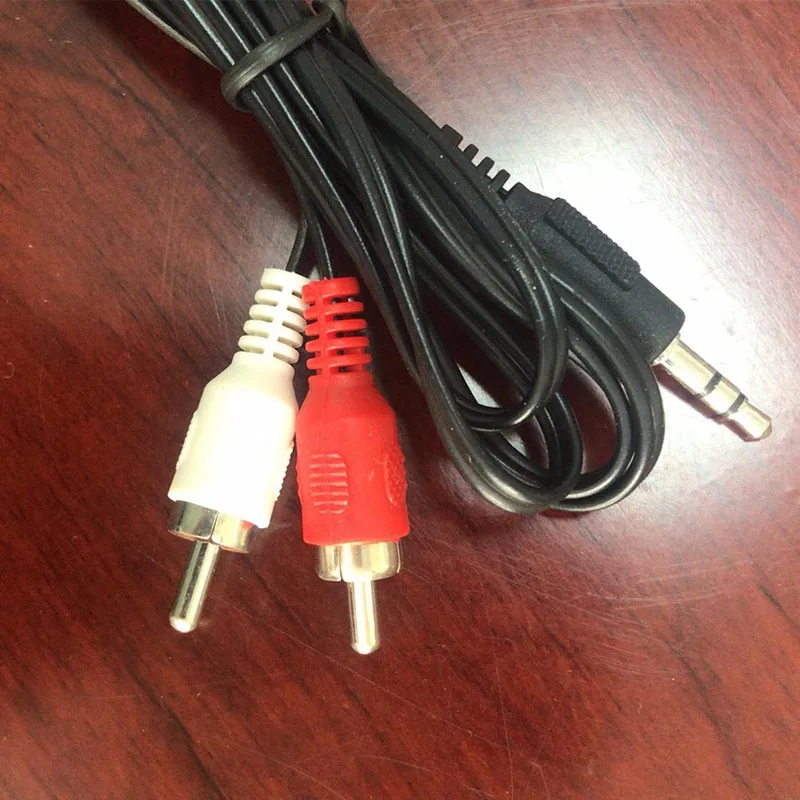 3,5 мм дополнительные Наушники разъем RCA стерео аудио звук красный, белый Y кабель 3,5 мм Aux в 2 красный, белый RCA стерео аудио Y