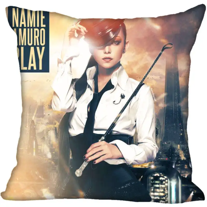 Индивидуальная квадратная наволочка Namie Amuro художественные картины мягкие 60x60 см наволочка на молнии 1 шт. Наволочка на заказ больше размеров - Цвет: 11