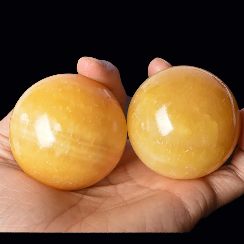 2 шт. массажный шарик для фитнеса нефритовый оздоровительных упражнений каменный