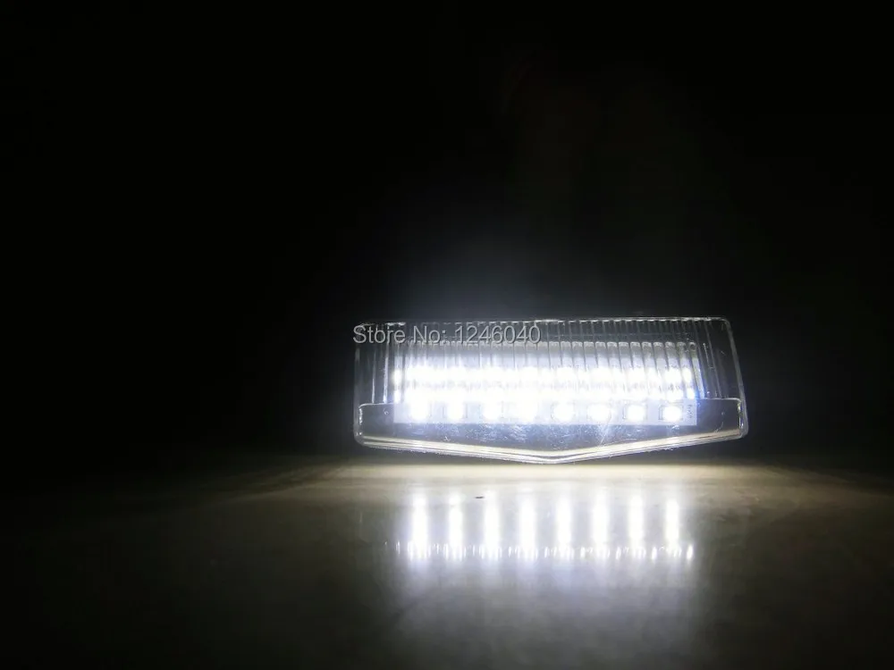 24LED фонарь освещения номерного знака Лампа для освещения номерного знака для Toyota Premio Allion 2009~ Mark X 09~ Корона 09~ Estima белый сильный яркий