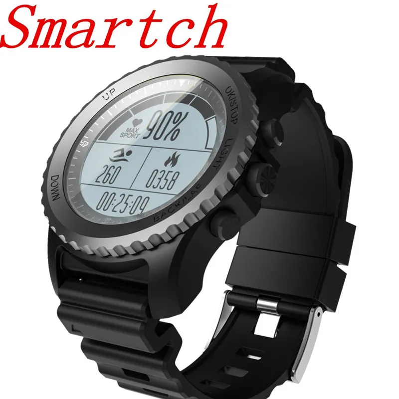 Smartch s968 GPS Watch Sport Smart Men Women ip68 Waterproof Snorkeling Multiple sports mode heart rate Bluetooth Smar | Электроника