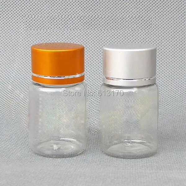 

100 шт./лот 15 г 15 мл пластиковая бутылка для таблеток с винтовой крышкой маленькая медицинская упаковка контейнер для образцов флаконов Беспл...