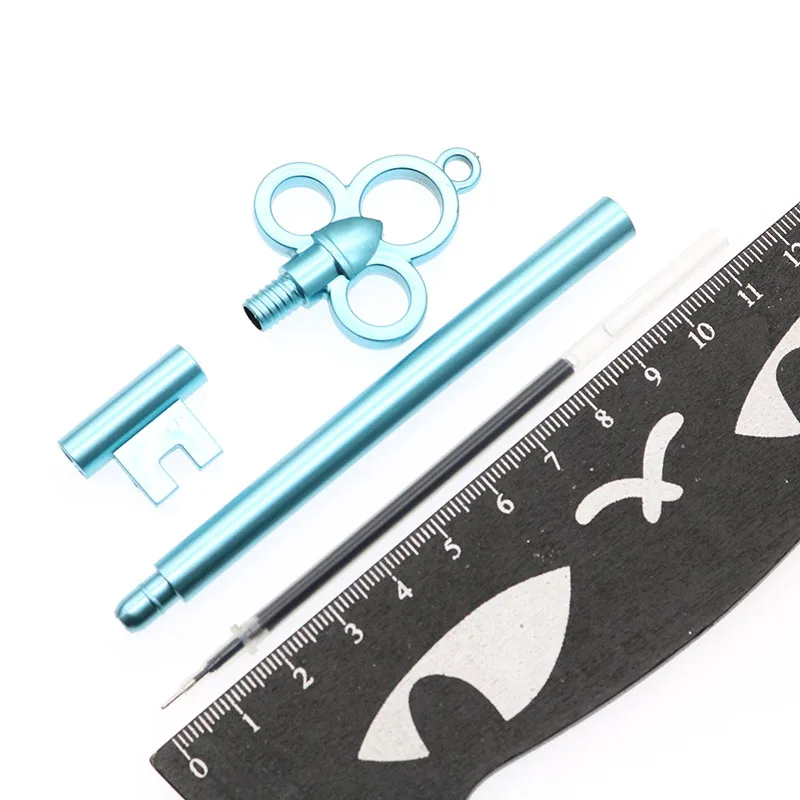 

6pc 0.5mm Retro Creative Key Styling Gel Pen Cute Cartoon Black Pen Children Learning Stationery Gifts School Office Supplies